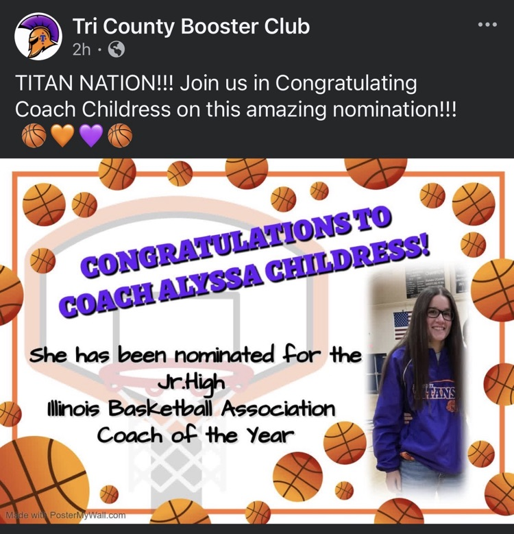 Congratulations Coach Childress!!