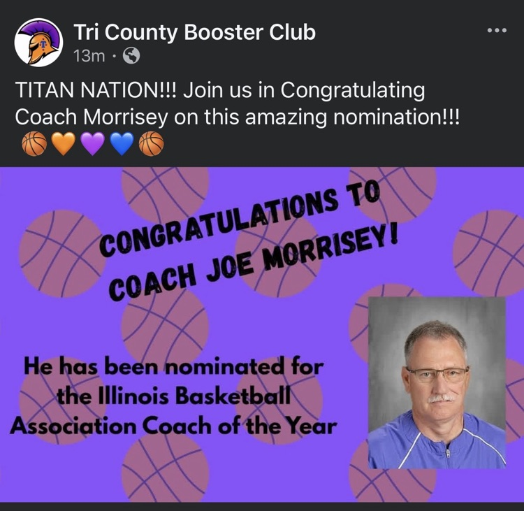 Congratulations Coach Morrisey!!
