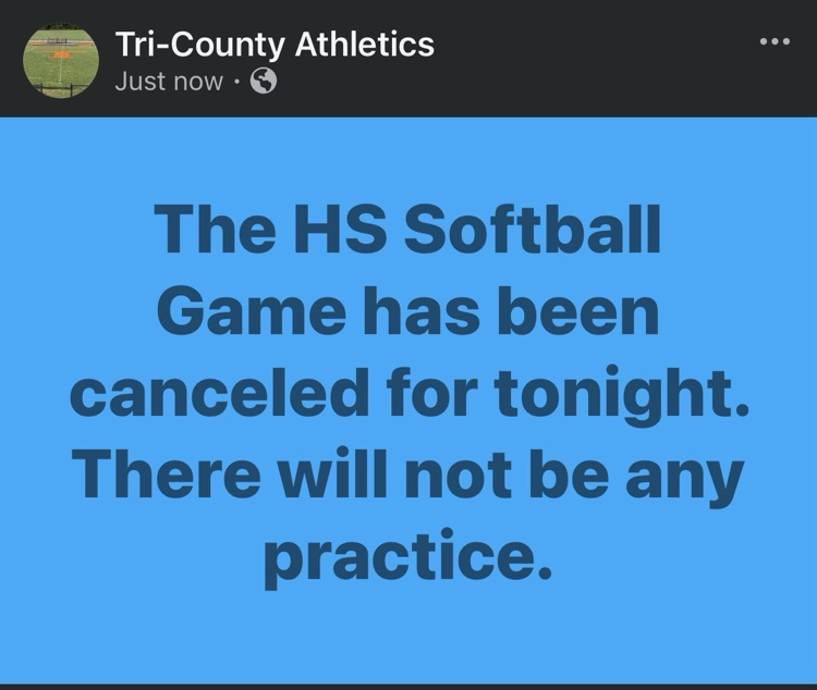 hS Softball Game and practice 