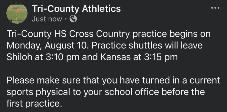 HS Cross Country Practice