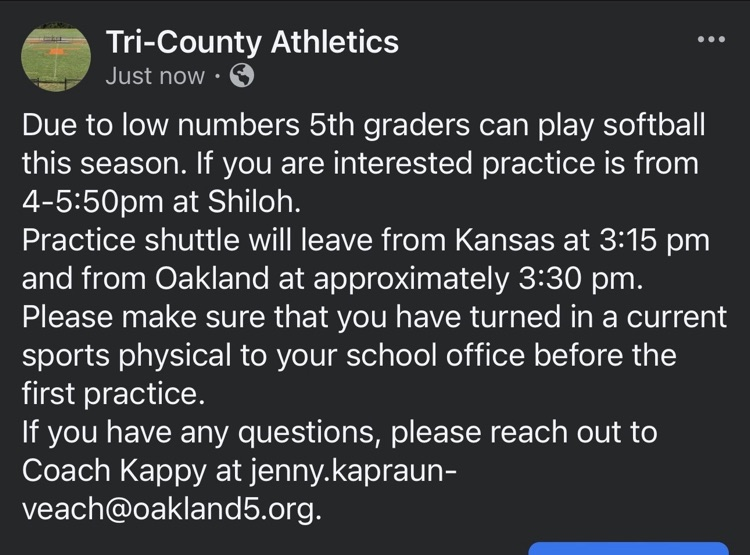 Jr High Softball