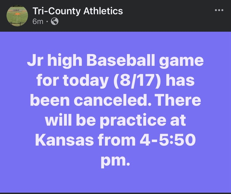 jr high baseball game 