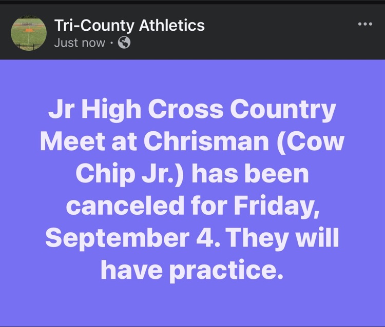 Jr High Cross Country Meet
