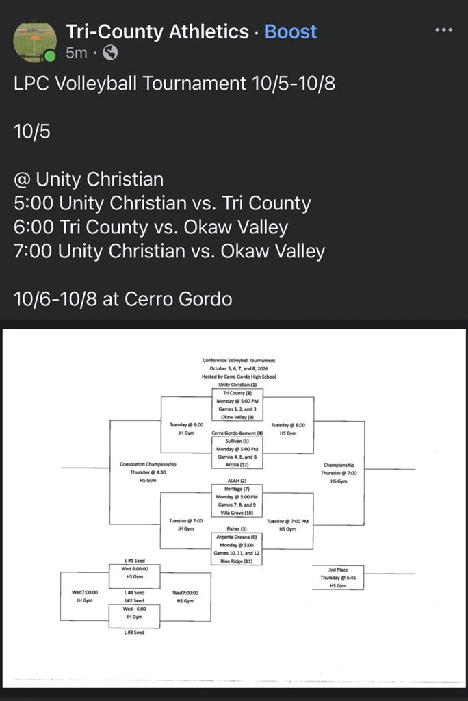 LPC Volleyball Tournament 10/5 to 10/8