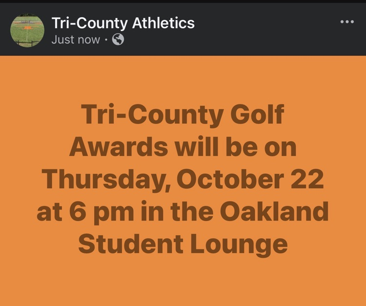 Tri-County Golf Awards