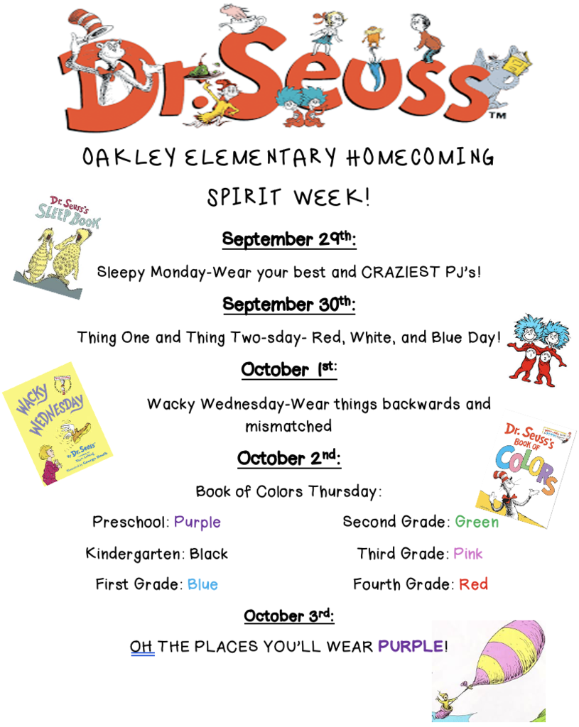 OES Spirit Week 2025