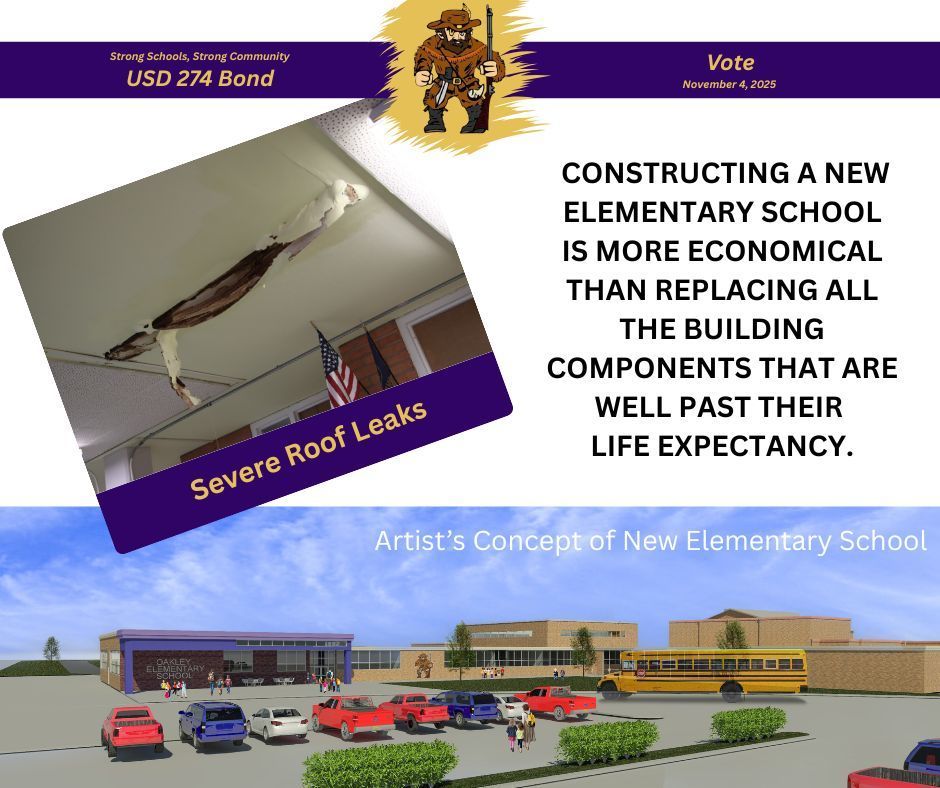 Severe Roof Leaks at the Oakley Elementary School