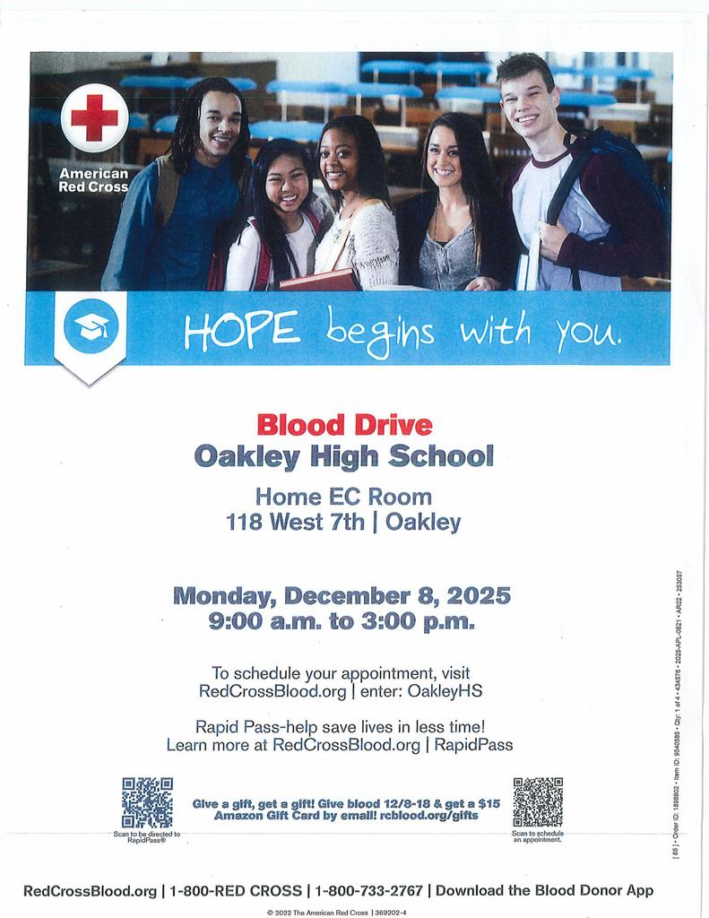 HS Blood Drive 25