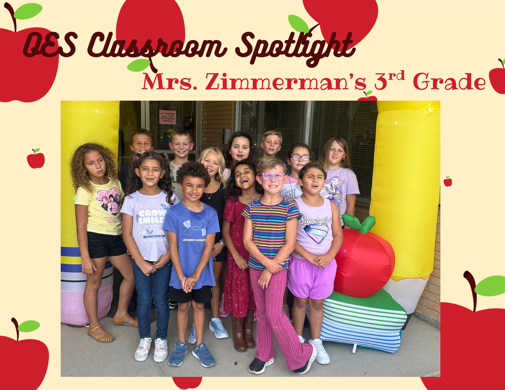 OES Classroom Spotlight: Mrs. Zimmerman's 3rd Grade.