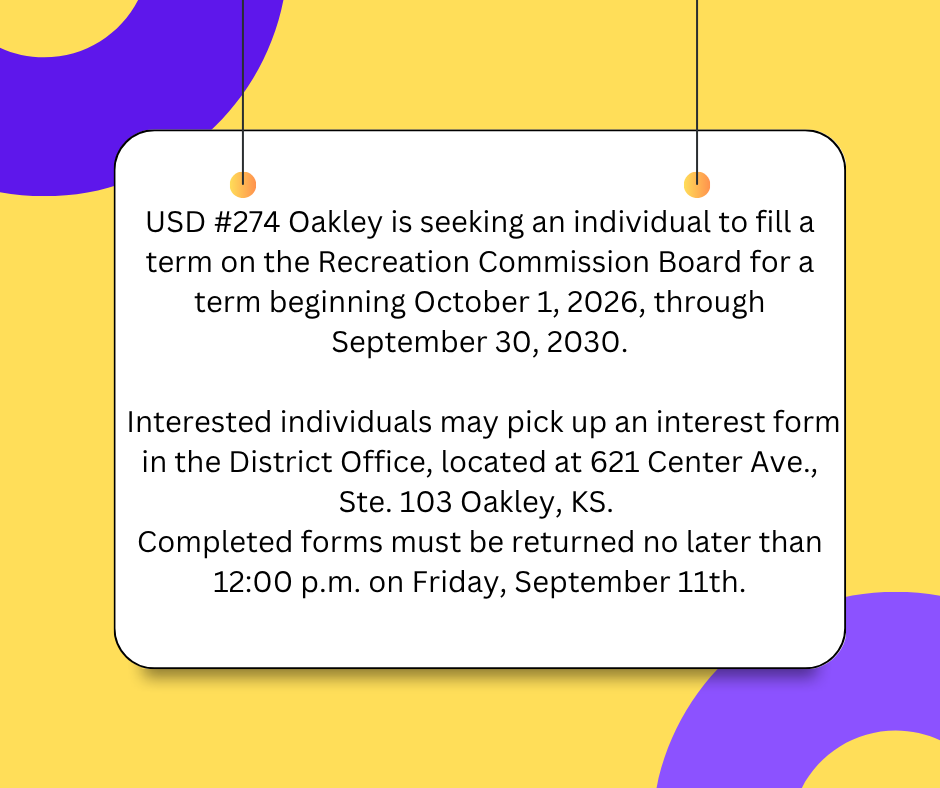 Recreation Commission Board Ad