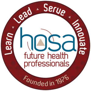 The HOSA future health professionals logo