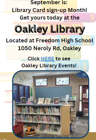 Oakley Library Card