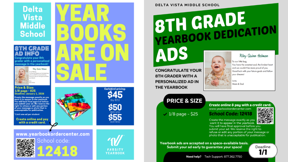 Yearbooks are on sale now