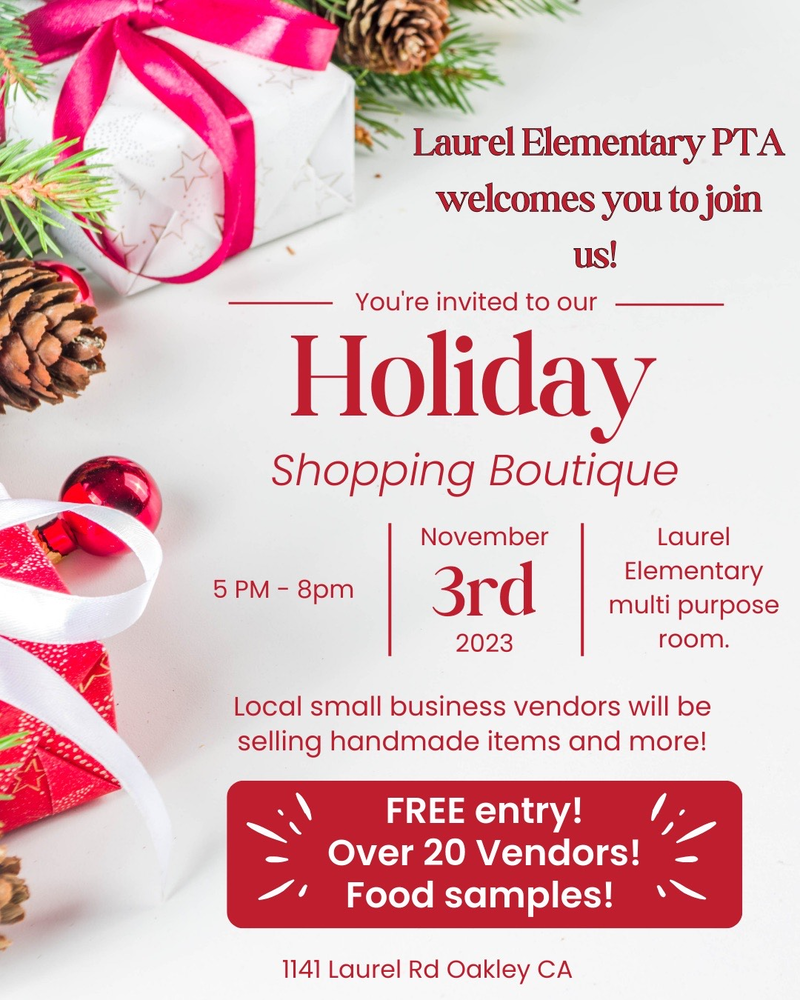 Christmas Boutique Flyer