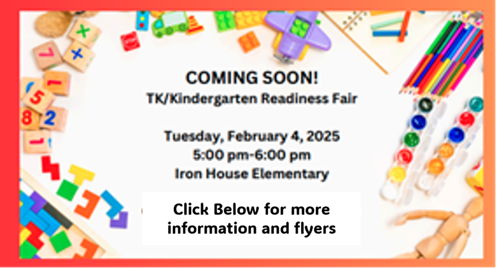 TK and Kindergarten Registration Is Underway