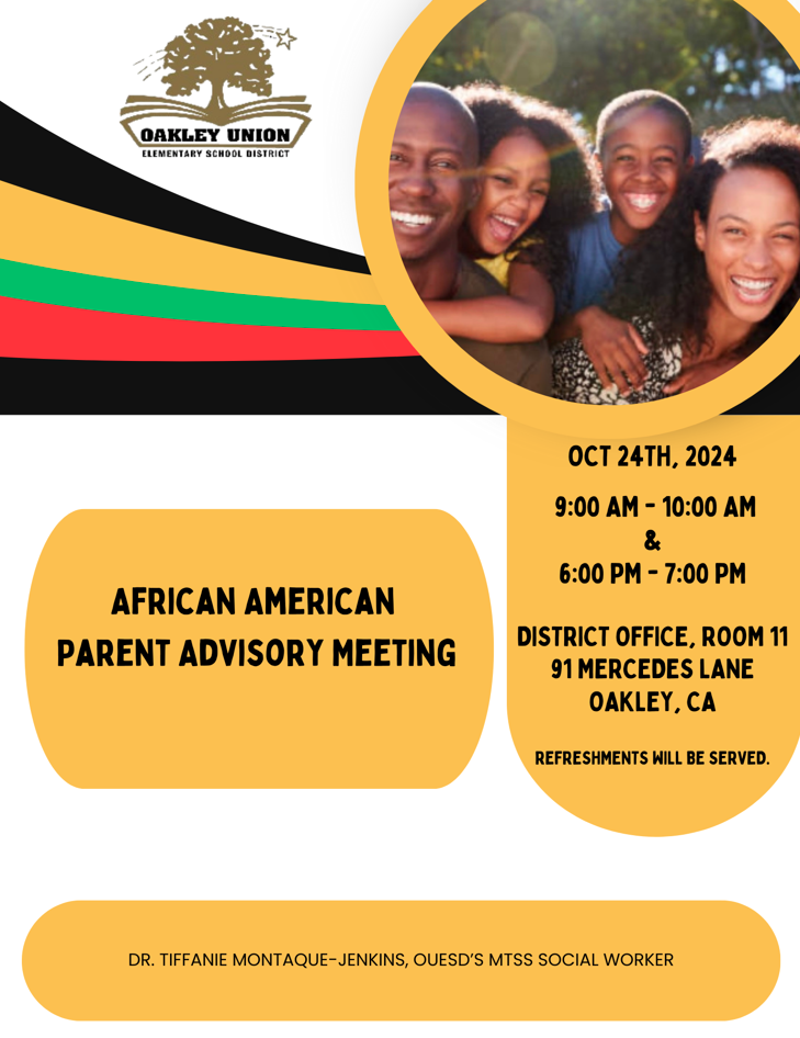 African American Parent Advisory Meeting LAUREL