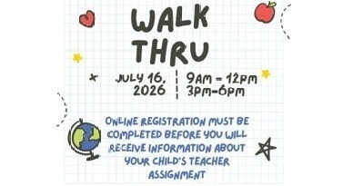 walk thru information