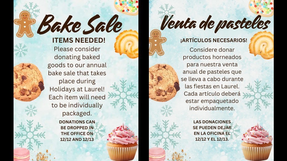 Laurel Bake Sale