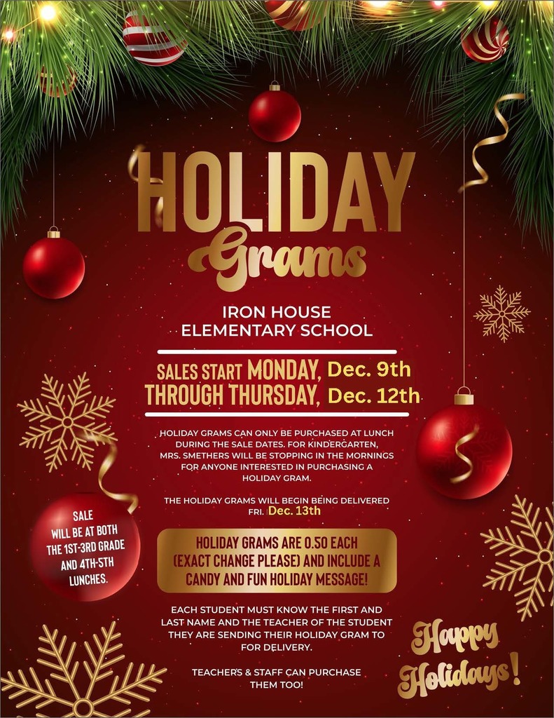 Holiday Gram Flyer