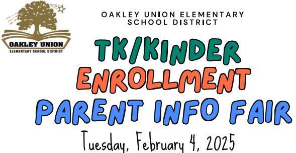 TK/Kinder Enrollment Fair