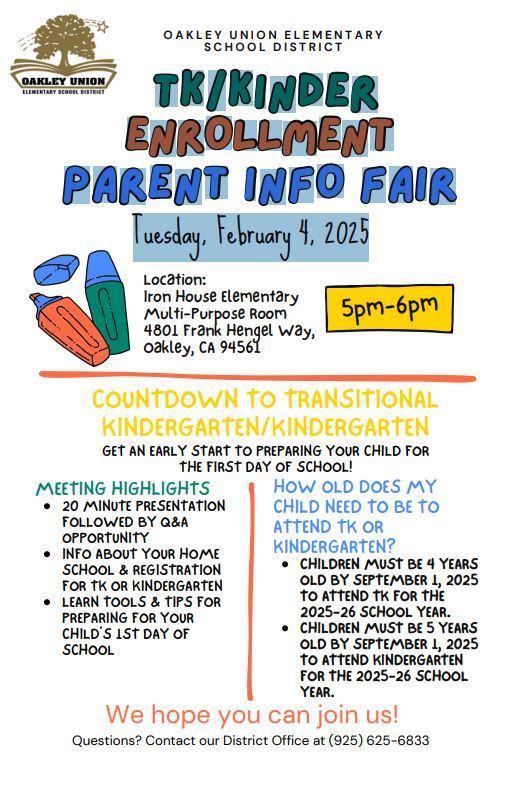 TK/Kinder Fair Flyer