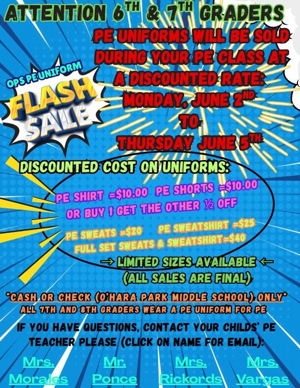 PE Flash Sale