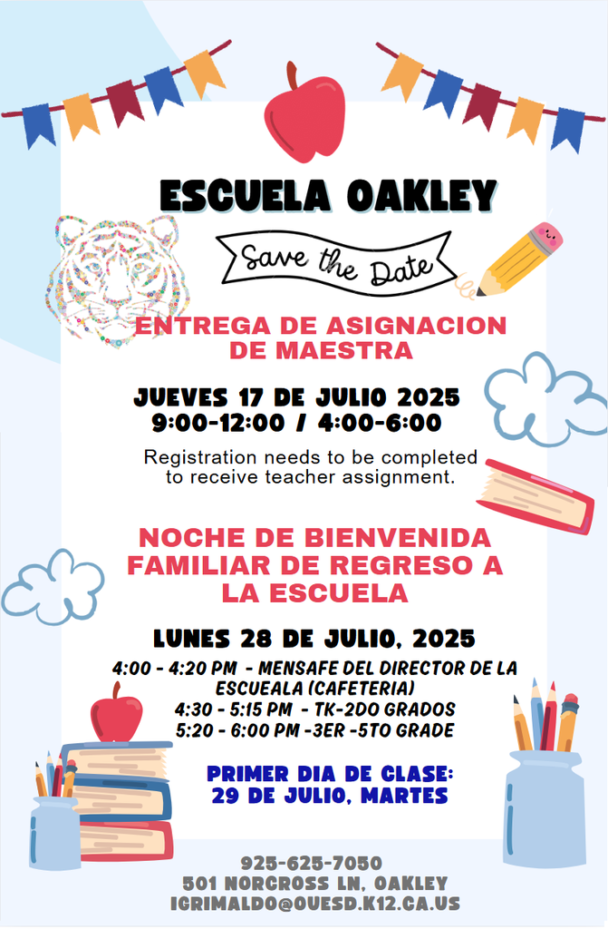 Save the Dates OES