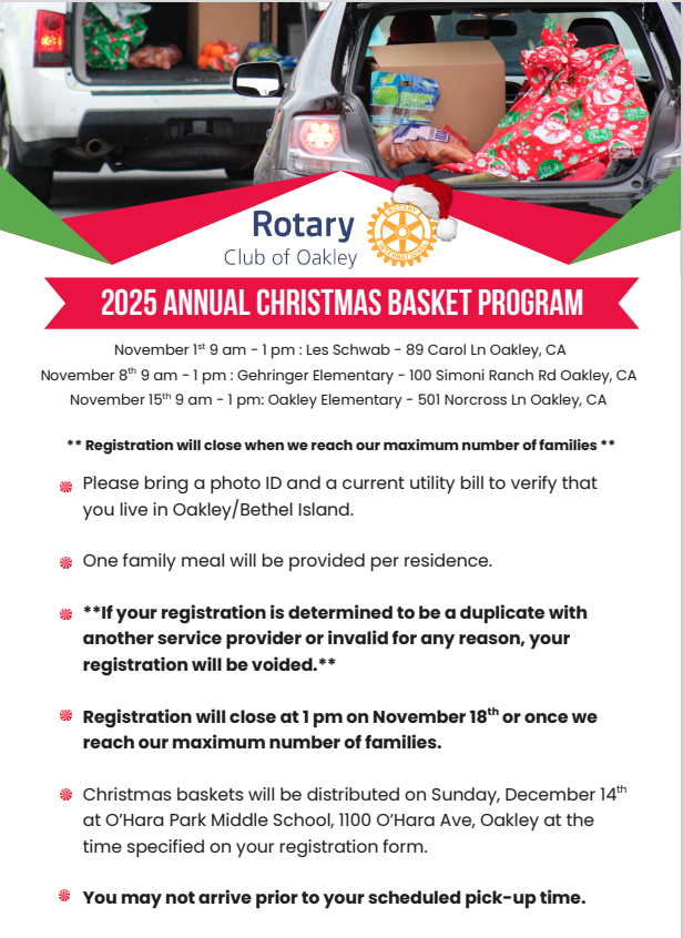 Christmas Basket Program