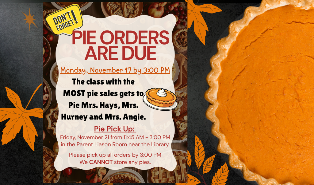 pie orders