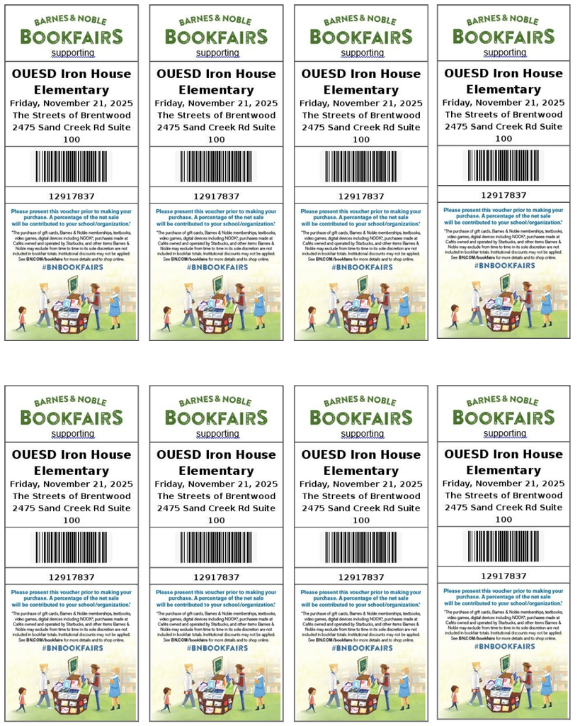 Bookfair Vouchers