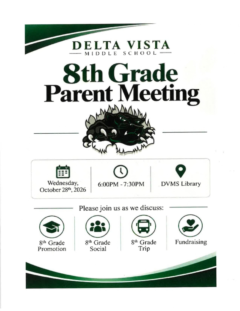 8th Grade Parent Meeting