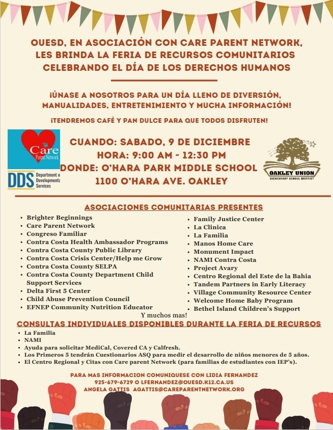 OUESD Community Resource - Spanish