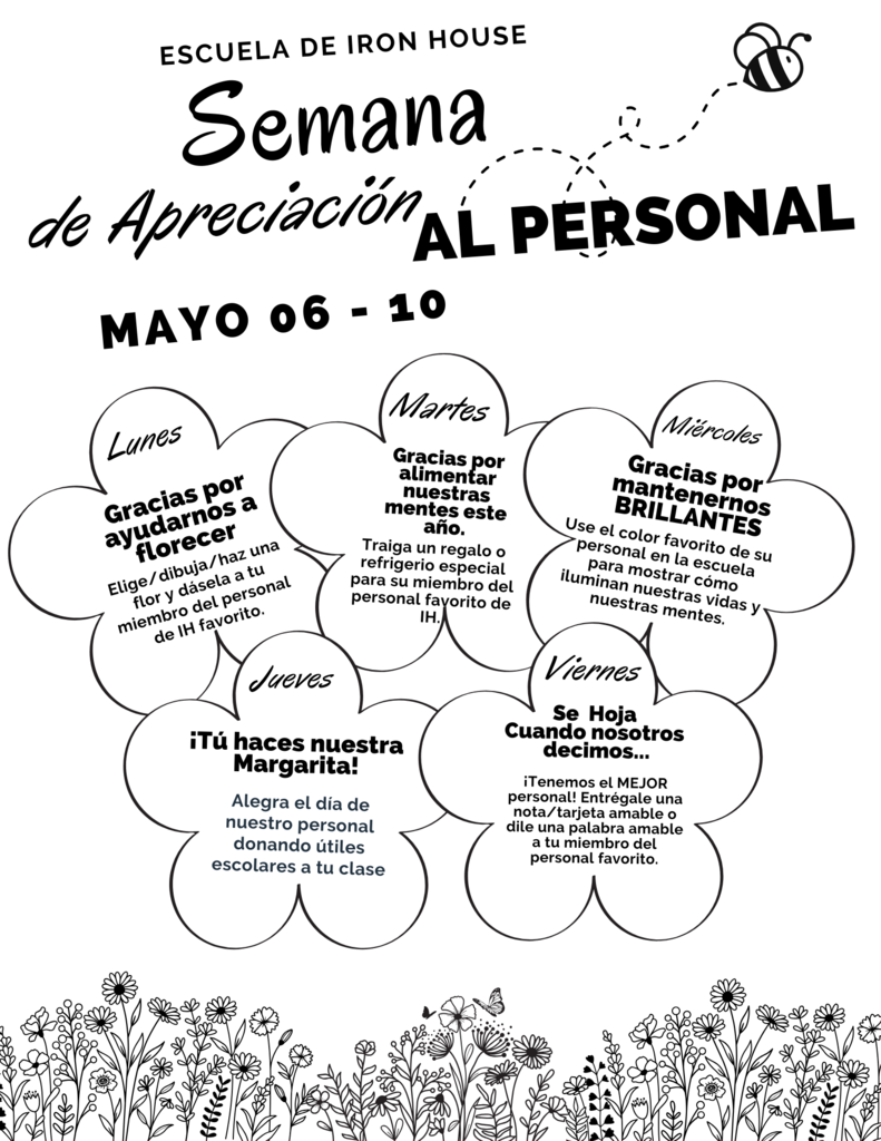 Staff Appreciation Week Flyer