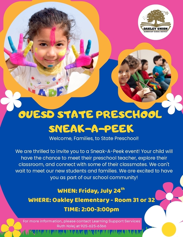 State Preschool Sneak-a-Peek ENG