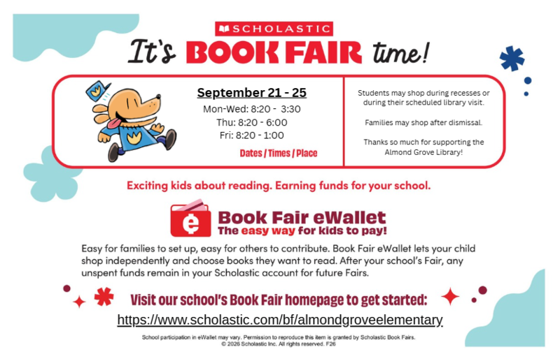 Book Fair flyer