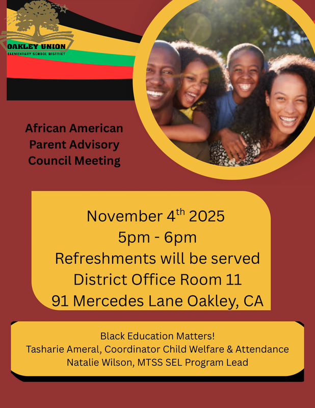 African American Parent Advisory Mtg