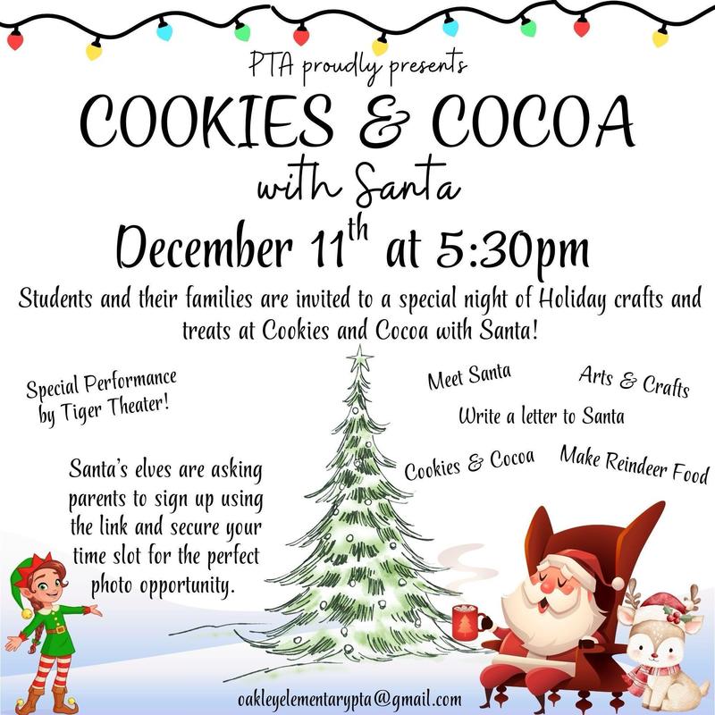 Cookies & Cocoa with Santa -- December 11