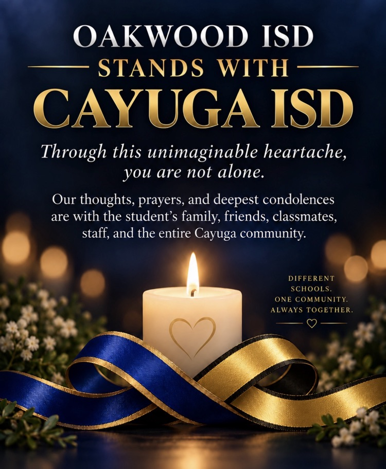 Oakwood stands with Cayuga ISD!