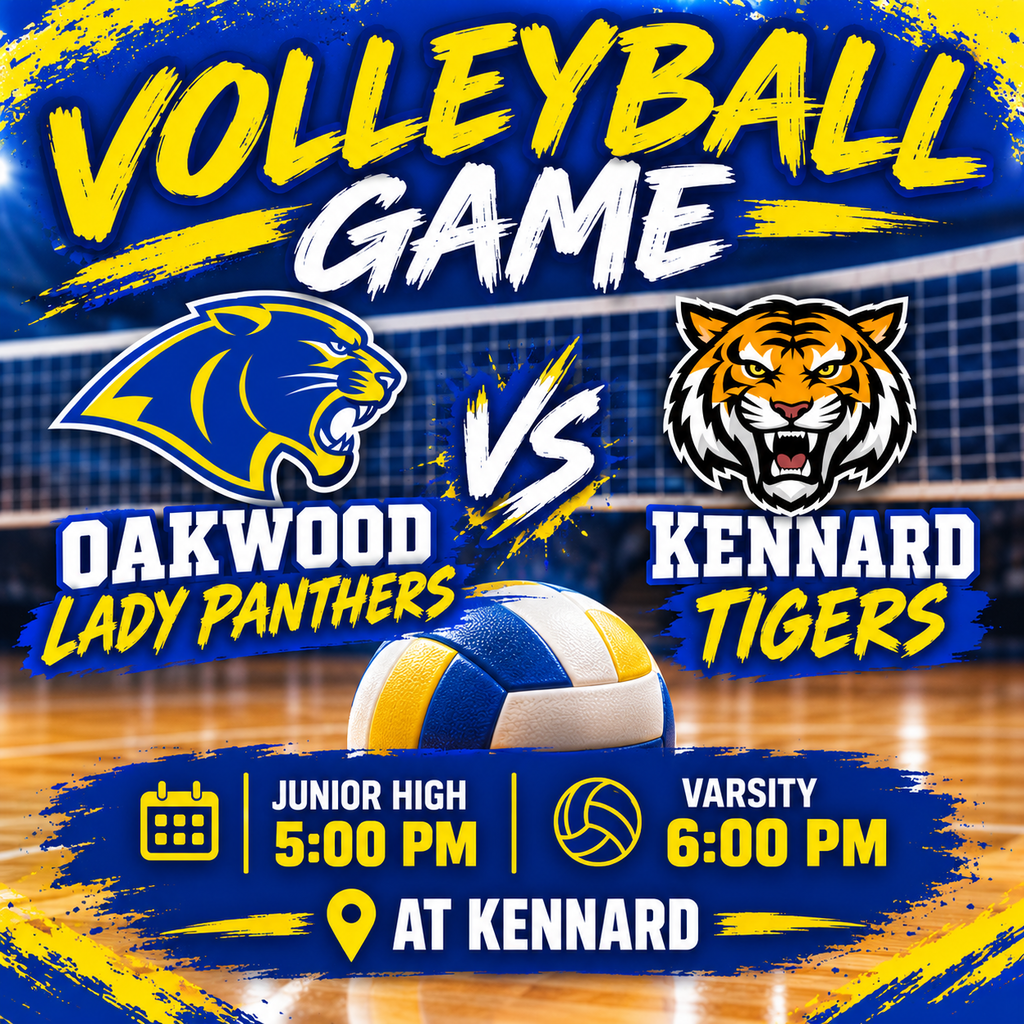 Oakwood vs Kennard Volleyball