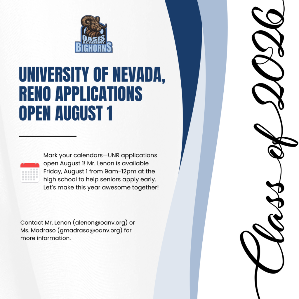 UNR Applications Open