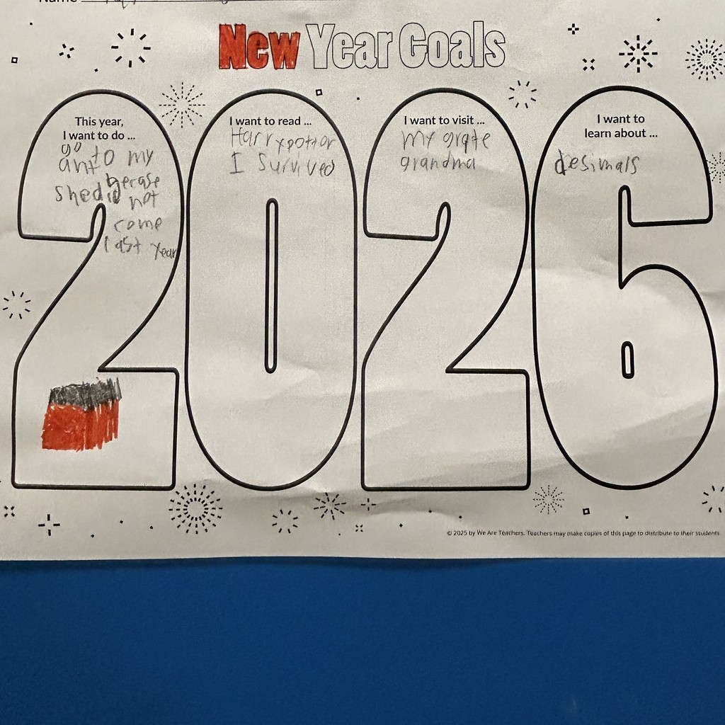 Student Goals for 2026