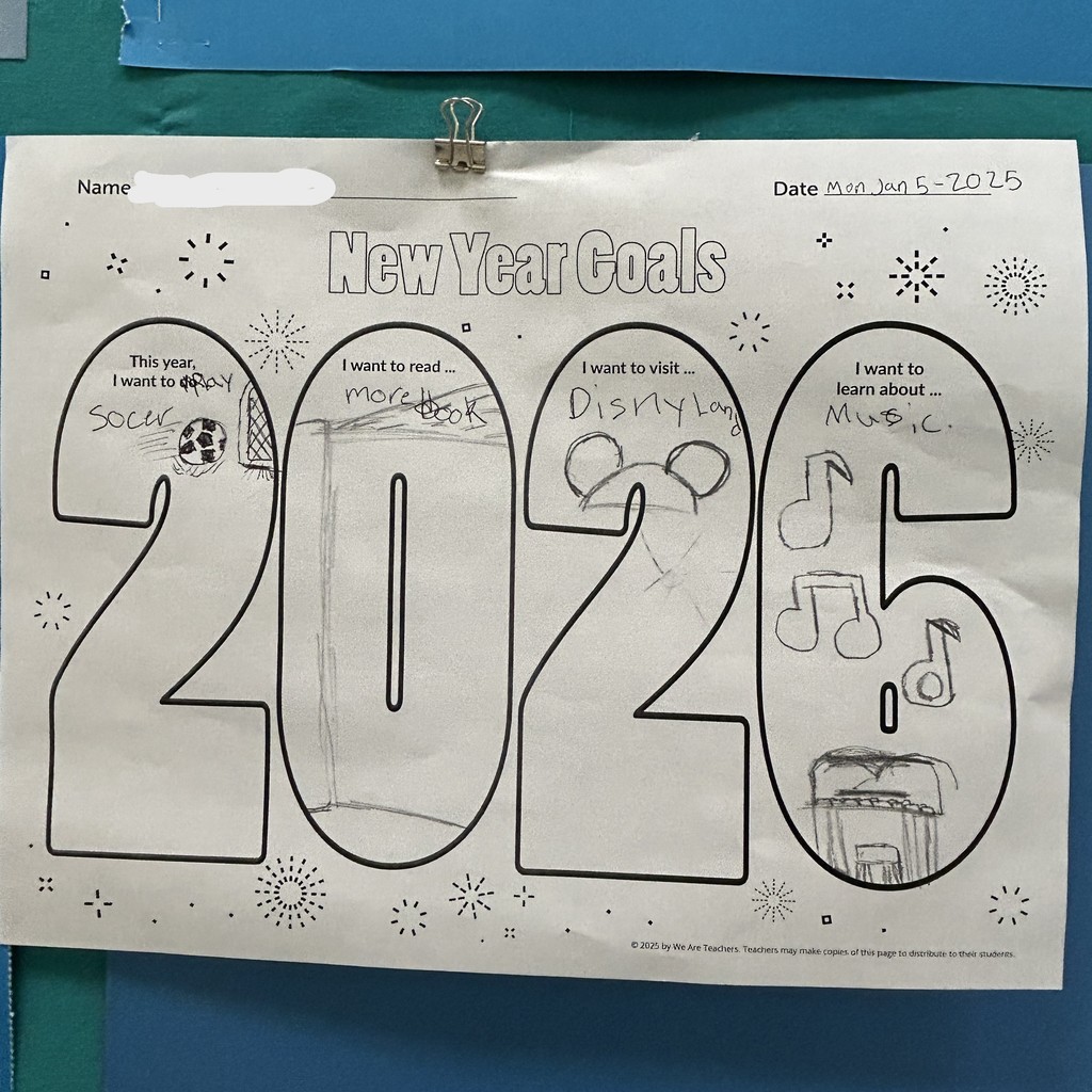 Student Goals for 2026