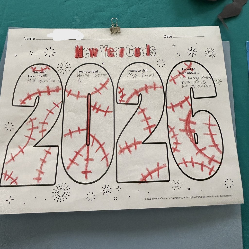 Student Goals for 2026