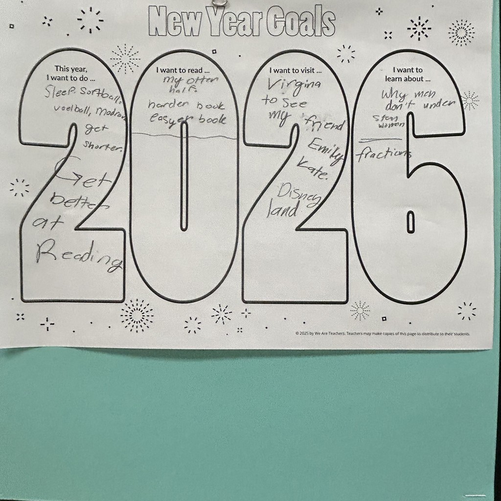 Student Goals for 2026