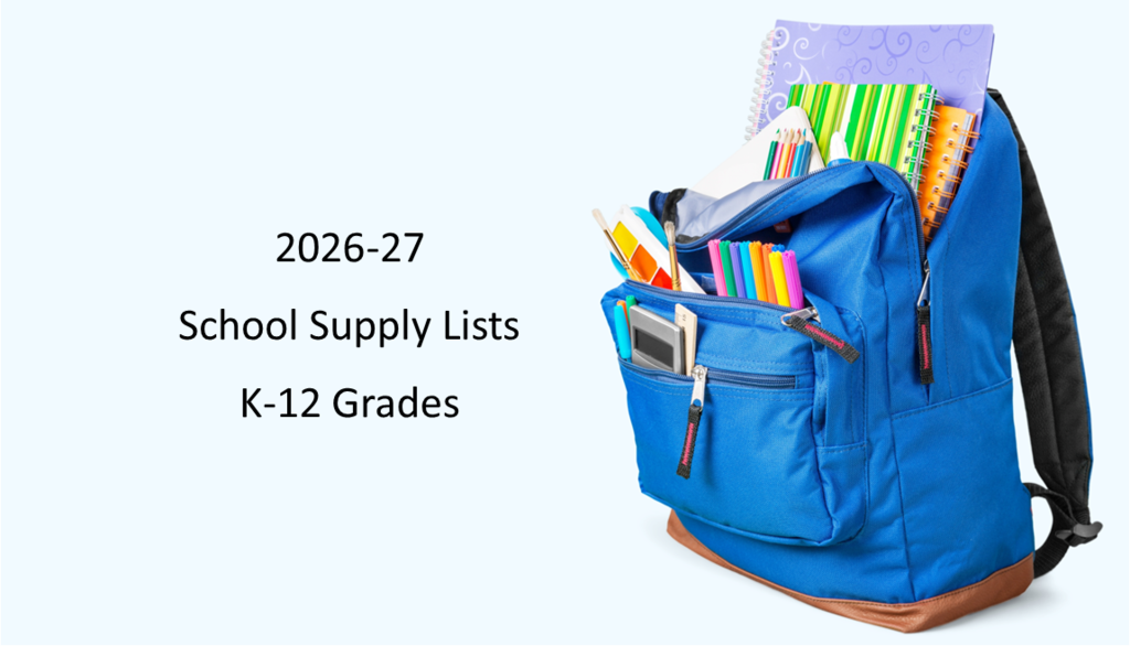 School Supply Lists
