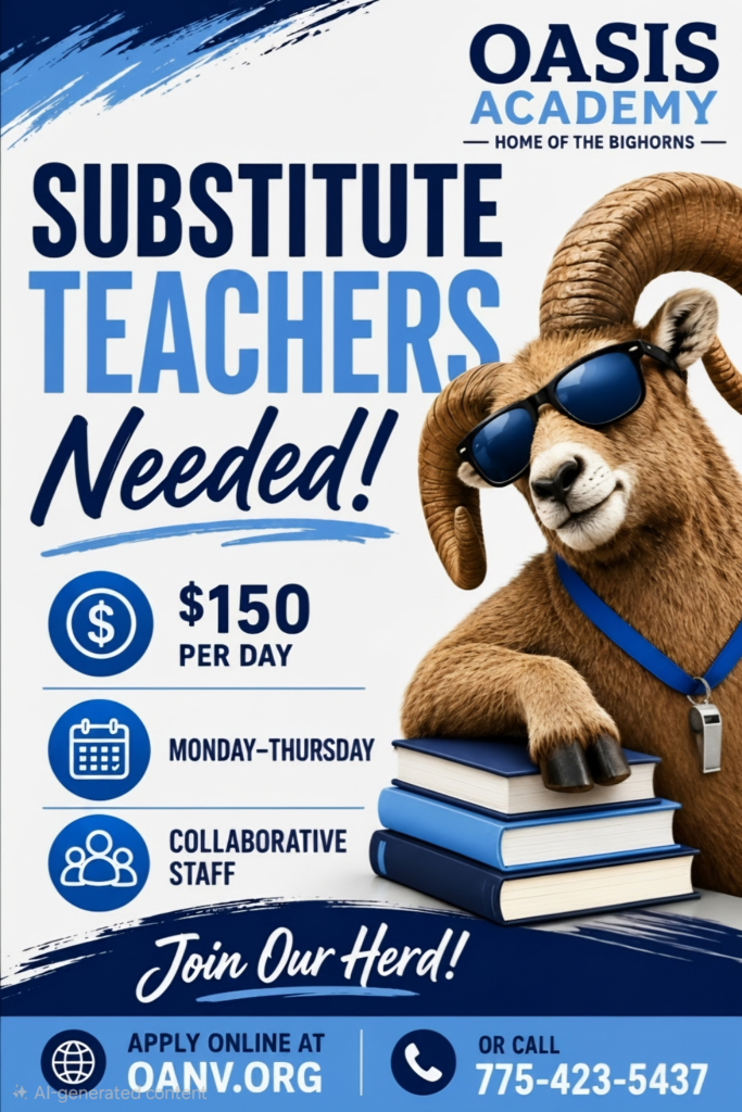 Substitute Teachers Needed