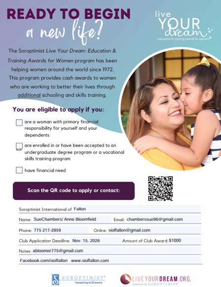 Soroptimist Scholarship