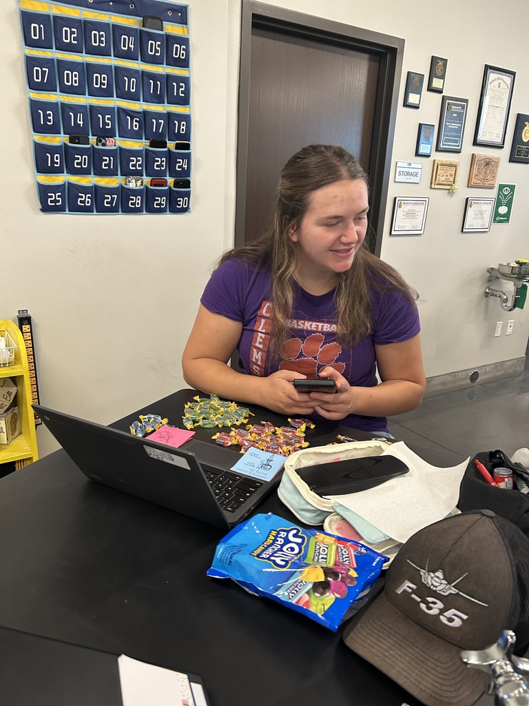 Kids doing A scince lab with candy