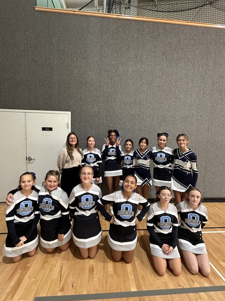 Bighorn Middle School Cheer Team