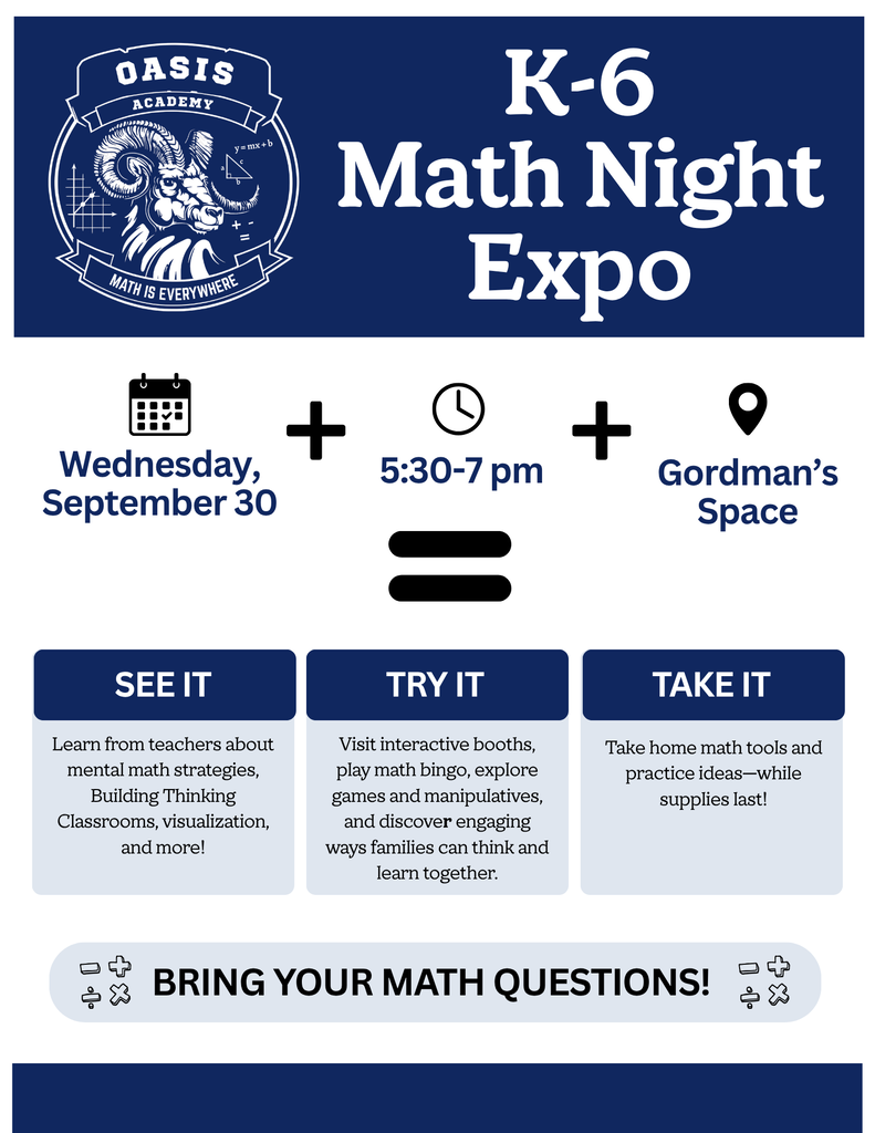Math Night Flyer